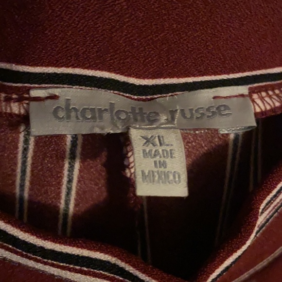 Red Striped Pants CLOSET CLEAR OUT - Picture 3 of 3